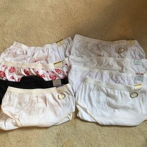 Lot of 8 women’s briefs NWT size 18/20 vintage Y2K 100% cotton